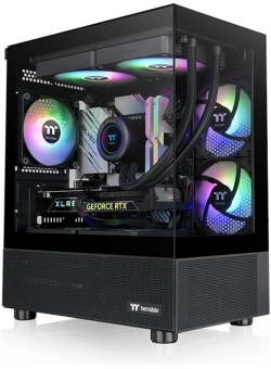 Корпус Thermaltake View 170 TG ARGB черный без БП mATX 5x120mm 2x140mm 1x200mm 2xUSB3.0 audio bott PSU - купить недорого с доставкой в интернет-магазине