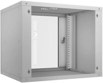 Шкаф коммутационный Cabeus (WSC-05D-9U55/45) настенный 9U 550x450мм пер.дв.стекл 30кг серый IP20 сталь - купить недорого с доставкой в интернет-магазине