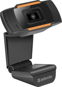 Камера Web Defender G-Lens 2579 черный 2Mpix (1280x720) USB2.0 с микрофоном - купить недорого с доставкой в интернет-магазине