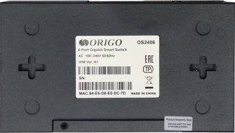 Коммутатор Origo OS2406 OS2406/A1A (L2) 6x1Гбит/с настраиваемый - купить недорого с доставкой в интернет-магазине