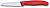 Нож кухонный Victorinox Swiss Classic (6.7401.C1) стальной для чистки овощей и фруктов лезв.80мм прямая заточка красный