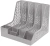 Лоток вертикальный Deli E9849 GREY E9849 4отд. сборный для бумаг 325x320x275мм серый пластик пластиковый пакет - купить недорого с доставкой в интернет-магазине