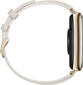 Смарт-часы Huawei Watch Fit 2 Yoda-B19V 1.74" AMOLED корп.золотистый рем.белый разм.брасл.:140-210мм (55029265) - купить недорого с доставкой в интернет-магазине