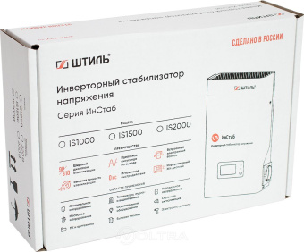 Стабилизатор напряжения Штиль ИнСтаб IS1000 800Вт 1000ВА белый - купить недорого с доставкой в интернет-магазине