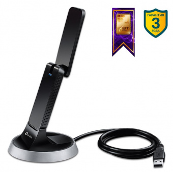 Сетевой адаптер WiFi TP-Link Archer T9UH AC1900 USB 3.0 (ант.внеш.несъем.) - купить недорого с доставкой в интернет-магазине