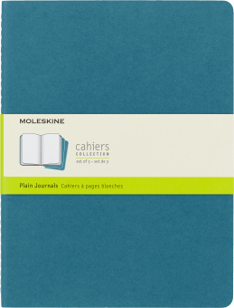 Блокнот Moleskine CAHIER JOURNAL CH023B44 XLarge 190х250мм обложка картон 120стр. нелинованный голубой (3шт) - купить недорого с доставкой в интернет-магазине