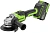 Углошлифовальная машина Greenworks GD24AG 10500об/мин рез.шпин.:M14 d=125мм (3200207CUG)