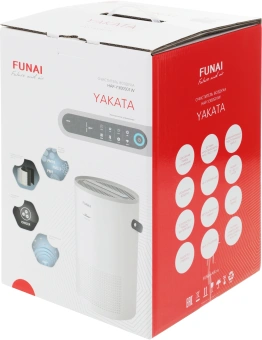 Воздухоочиститель Funai Yakata Hap-Y300S01W 48Вт белый/серый - купить недорого с доставкой в интернет-магазине