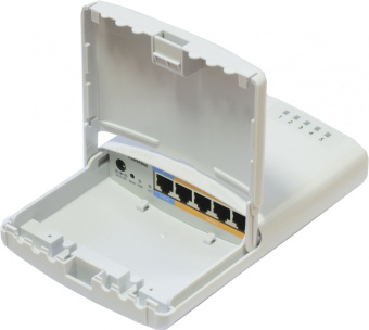 Маршрутизатор MikroTik PowerBox (RB750P-PBR2) 10/100BASE-TX белый - купить недорого с доставкой в интернет-магазине