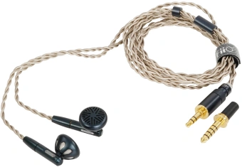 Наушники вкладыши Fiio FF5 1.2м черный проводные в ушной раковине - купить недорого с доставкой в интернет-магазине