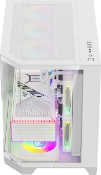 Корпус Formula Crystal Z6M Floe белый без БП ATX 4x120mm 2xUSB3.0 audio bott PSU - купить недорого с доставкой в интернет-магазине