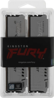 Память DDR5 4x16GB 5200MHz Kingston KF552C40BWK4-64 Fury Beast RTL Gaming PC5-41600 CL40 DIMM 288-pin 1.25В kit single rank с радиатором Ret - купить недорого с доставкой в интернет-магазине