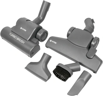 Пылесос Vitek VT-1833 PR 1800Вт жемчужный/синий - купить недорого с доставкой в интернет-магазине