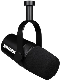 Микрофон проводной Shure MV7X черный - купить недорого с доставкой в интернет-магазине