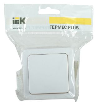 Выключатель IEK Гермес Plus откр. 1кл. IP54 белый (упак.:1шт) (EVMP10-K01-10-54-EC) - купить недорого с доставкой в интернет-магазине