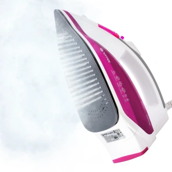 Утюг Vitek VT-1262 2400Вт розовый - купить недорого с доставкой в интернет-магазине