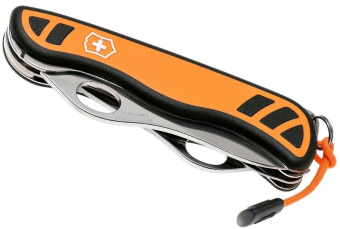 Нож перочинный Victorinox Hunter XT One Hand (0.8341.MC9) 111мм 6функц. оранжевый/черный карт.коробка - купить недорого с доставкой в интернет-магазине