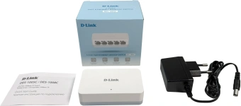 Коммутатор D-Link DES-1005C DES-1005C/C2A 5x100Мбит/с неуправляемый - купить недорого с доставкой в интернет-магазине