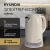 Чайник электрический Hyundai HYK-S5600 1.7л. 2200Вт кремовый/серебристый корпус: металл - купить недорого с доставкой в интернет-магазине