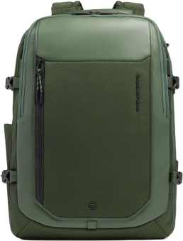 Рюкзак мужской Piquadro Lyss CA6929S143BM/VE зеленый тимьяновый полиэстер/натур.кожа - купить недорого с доставкой в интернет-магазине