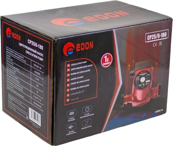 Насос циркуляционный Edon CP25/6-180 90Вт 2400л/час центробежный (28330) - купить недорого с доставкой в интернет-магазине