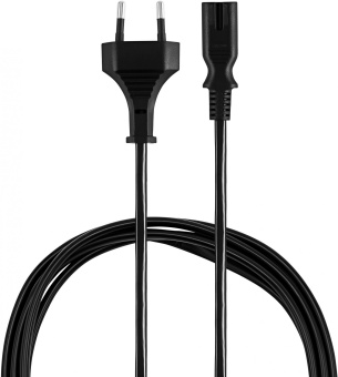 Кабель Buro BU-PCAB-1.8-2PIN IEC C7 (2-pin) Евровилка 1.8м - купить недорого с доставкой в интернет-магазине