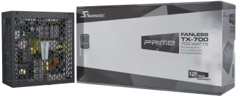 Блок питания Seasonic ATX 700W Prime Fanless TX-700 80+ titanium (20+4pin) APFC 10xSATA Cab Manag RTL - купить недорого с доставкой в интернет-магазине