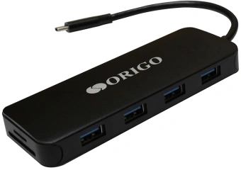 Разветвитель USB 3.0 Origo OU3390SNPD 4порт. черный (OU3390SNPD/B1) - купить недорого с доставкой в интернет-магазине