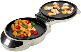 Пиццамейкер Kitfort КТ-4638 1600Вт серый/черный - купить недорого с доставкой в интернет-магазине