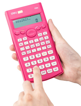 Калькулятор научный Deli E1710A/RED красный 10+2-разр. - купить недорого с доставкой в интернет-магазине
