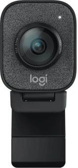 Камера Web Logitech StreamCam черный (1920x1080) USB Type-C с микрофоном (960-001282) - купить недорого с доставкой в интернет-магазине