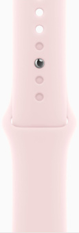 Смарт-часы Apple Watch Series 9 A2978 41мм OLED корп.розовый Sport Band рем.розовый разм.брасл.:M/L (MR943LL/A) - купить недорого с доставкой в интернет-магазине