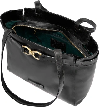 Сумка тоут женская The Bridge Isotta 04642501/30 черная натур.кожа - купить недорого с доставкой в интернет-магазине