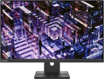 Монитор Lenovo 23.8" ThinkVision E24q-30 черный IPS LED 4ms 16:9 HDMI M/M матовая HAS Piv 1300:1 300cd 178гр/178гр 2560x1440 100Hz DP 2K 5.05кг - купить недорого с доставкой в интернет-магазине
