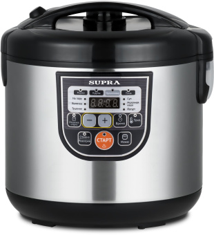 Мультиварка Supra MCS-5114 5л 860Вт серебристый/черный - купить недорого с доставкой в интернет-магазине