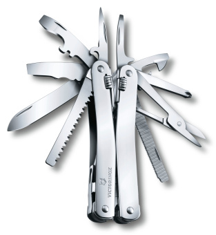 Мультитул Victorinox SwissTool Spirit X (3.0224.LB1) 105мм 26функц. серебристый блистер - купить недорого с доставкой в интернет-магазине