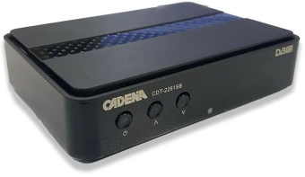 Ресивер DVB-T2 Cadena CDT-2291SB черный - купить недорого с доставкой в интернет-магазине