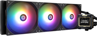 Система водяного охлаждения Thermalright Frozen Warframe 420 ARGB Soc-AM5/AM4/1200/1700/1851 черный 4-pin 29.8dB Al LCD Ret (F-WFRAME-420-BL-ARGB) - купить недорого с доставкой в интернет-магазине