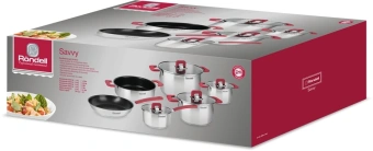 Набор посуды Rondell Savvy RDS-1189 10 предметов - купить недорого с доставкой в интернет-магазине