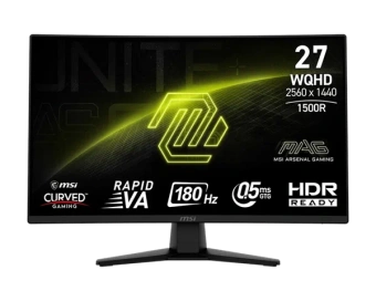 Монитор MSI 27" Mag MAG 274QF черный IPS LED 16:9 HDMI полуматовая 1000:1 250cd 178гр/178гр 2560x1440 180Hz DP Quad 2K (1440p) 6.05кг - купить недорого с доставкой в интернет-магазине