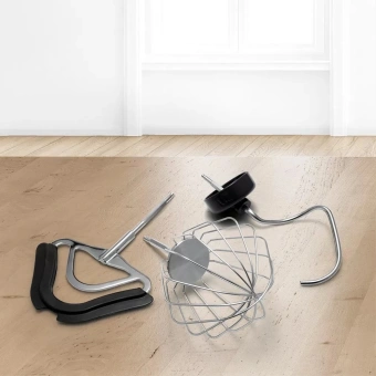 Кухонная машина Bosch Mum5 MUM5XW10 планетар.вращ. 1000Вт белый/бежевый - купить недорого с доставкой в интернет-магазине