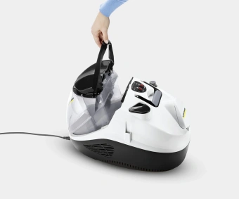 Пароочиститель напольный Karcher SV 7 2200Вт белый/черный - купить недорого с доставкой в интернет-магазине