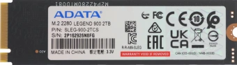 Накопитель SSD A-Data PCIe 4.0 x4 2TB SLEG-900-2TCS Legend 900 M.2 2280 - купить недорого с доставкой в интернет-магазине