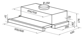 Вытяжка встраиваемая Maunfeld VS Fast Glass 60 бежевый управление: кулисные переключатели (1 мотор) - цена, купить или заказать с доставкой в интернет-магазине Вытяжка встраиваемая Maunfeld VS Fast Glass 60 бежевый управление: кулисные переключатели (1 мотор) - купить недорого с доставкой в интернет-магазине