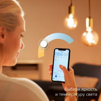 Умная лампа Gauss IoT Smart Home E27 6.5Вт 720lm Wi-Fi (упак.:1шт) (1370112) - купить недорого с доставкой в интернет-магазине