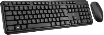 Клавиатура + мышь Оклик S277W клав:черный мышь:черный USB беспроводная Multimedia (2066172) - купить недорого с доставкой в интернет-магазине