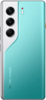 Смартфон Tecno Camon 40 Pro 5G 256Gb 8Gb зеленый моноблок 3G 4G 2Sim 6.78" 1080x2436 Android 15 50Mpix 802.11 a/b/g/n/ac/ax NFC GPS GSM900/1800 GSM1900 Protect FM - купить недорого с доставкой в интернет-магазине
