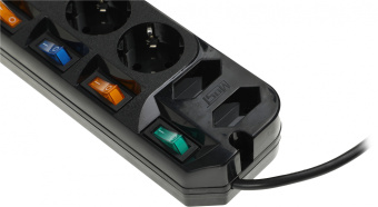 Сетевой удлинитель Most A10 5м (6 розеток) черный (коробка) - купить недорого с доставкой в интернет-магазине