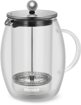 Френч-пресс Rondell Calypso RDS-1821 0.6л прозрачный - купить недорого с доставкой в интернет-магазине