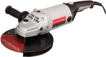 Углошлифовальная машина Интерскол УШМ-230/2100М 2100Вт 6500об/мин рез.шпин.:M14 d=230мм (60.1.2.00) - купить недорого с доставкой в интернет-магазине